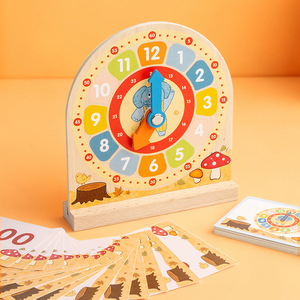 Horloge numérique en bois Montessori pour bébé, jeu d'association, outils éducatifs d'apprentissage, jouets pour garçons et filles - Product Image 3