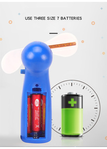 Quạt Cầm Tay Có Đèn Flash Từ Mini Phát Sáng Quạt Điện Nhỏ Quảng Cáo Phát Sáng Có Chữ - Product Image 3