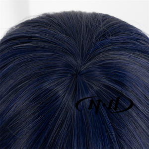 Perruque de cosplay résistante à la chaleur ND Ciel Phantomhive, taille moyenne, avec filet en maille rose - Product Image 6