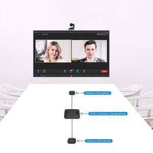 Altavoz Inalámbrico Wedoinnov POD5 con Altavoz Hi-Fi y Dos Micrófonos de Extensión con Cámara PTZ, Ideal para Conferencias en Sala - Product Image 4