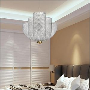 Lustre en treillis métallique en fer forgé, lampe suspendue LED, luminaires suspendus industriels pour <span class=keywords><strong>îlot</strong></span> de <span class=keywords><strong>cuisine</strong></span> et restaurant - Product Image 3