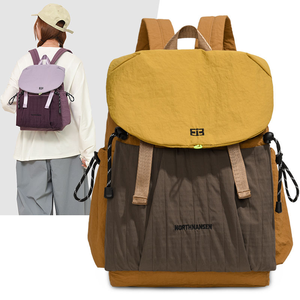 Sac à dos de voyage unisexe grand format, imperméable, pour l'extérieur, avec logo personnalisé, en polyester, fermeture éclair originale, sac à dos scolaire tendance - Product Image 1