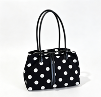 Sac fourre-tout en toile à pois grande capacité pour femme, nouvelle collection 2026, sac à main léger de qualité supérieure