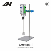 Agitateur électrique de laboratoire SS316 à pales pour liquides haute viscosité, 30000 MPa, couple de 95,5 N cm, pour laboratoire, cosmétiques et produits chimiques