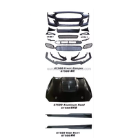 Kit carrosserie de style GT500 pour Mustang 2018-2020, mise à niveau la plus récente, pare-chocs, capot, aileron arrière, accessoires de voiture, pièces automobiles