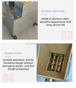 Máquina Redondeadora y Divisora de Masa de Acero Inoxidable 304, Mini, 50-300g, Totalmente Automática, con Precisión de 1g, JUYOU MECH JY-27 (1500 Piezas/h) - Product Image 3