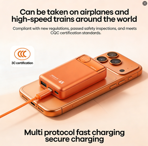11850mAh Power Bank 65W PD Fast Charge Built-in <b>Type</b>-<b>C</b> Lanyard <b>Cable</b> 2-in/3-out LED Display Banks T132 T132 T132 T132 T132 T132 - Product Image 4