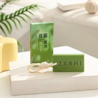Sachet de cire de soja écologique parfumé au thé Longjing, brume matinale boisée, pour diffuseur d'ambiance, placard et chambre, durée 3 mois