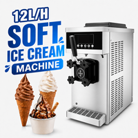 Nouvelle machine à crème glacée molle professionnelle à saveur unique 12-16L/H, mini machine à glace molle en acier inoxydable haute productivité XY-MT960