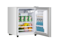Mini réfrigérateur de bar d'hôtel 45L 55L 76l 90L, mini réfrigérateur à porte simple, réfrigérateur de présentation pour la maison, refroidisseur à vin, refroidisseur à glace, réfrigérateur à vin en verre