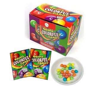 Halal Juicy Fruit Wedding Candy Children's Milk Candy Snacks Jugo colorido Surtido <span class=keywords><strong>Rainbow</strong></span> Candy Bean - Product Image 1