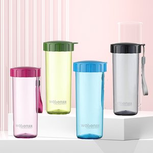Calcomanias Para Botella De Agua Portable Simple Plastic Drink Bottle With Logo Gym Water Sport Bottles