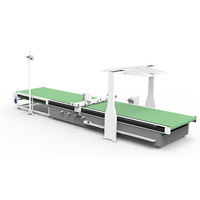 Couteau vibrant automatique pour la découpe du cuir et des matériaux synthétiques avec système de registration par caméra intelligente, prix d'usine