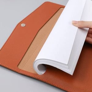 Carpeta Ejecutiva de Cuero PU A5 con Cierre Magnético, Impresión Personalizada, Organizador de Archivos, Bolsa para Documentos - Product Image 3