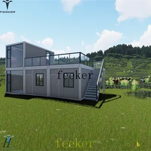 Motel inşa ucuz evler çelik prefabrik Hunts konteyner ev