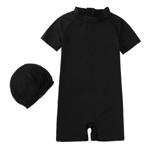 Traje de Baño de Una Pieza para Niñas, Ropa de Playa Infantil de Verano, Bikini de Color Sólido, Venta Caliente - Product Image 2