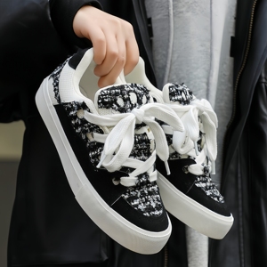 Chaussures de skate montantes personnalisées avec logo, doublure en maille PU, amorti anti-odeur pour sports d'hiver/printemps, chaussures de marche blanches pour hommes - Product Image 4