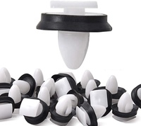 Nouvelles attaches de garniture de porte noires QEEPEI de haute qualité, 20 pièces, QGZ013, pour Citroën Fiat Ducato 856543, moulures latérales en plastique 71728806