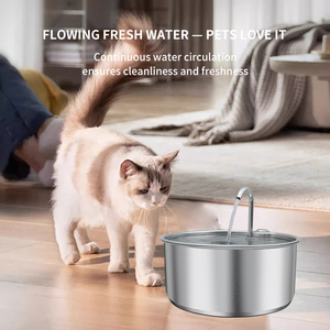 Dispensador de Água Moderno para Gatos e Cães, <span class=keywords><strong>Plug</strong></span> and Play, Água Fresca e Corrente para Gatinhos e Pequenos Animais, Atacado OEM - Product Image 2