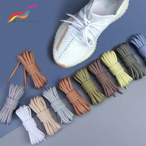 Cordones de cuerda gruesa redonda trenzada para zapatos <span class=keywords><strong>Yeezy</strong></span>, nuevos estilos, 2021mm, Color sólido, 5,5 - Product Image 5