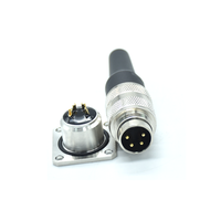 Connecteur étanche circulaire 1 ensemble J09 M16 4 broches connecteur de câble de soudage prise industrielle connecteur M16