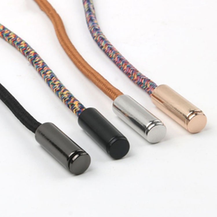 High Quality Custom Logo Metal Aglets Pull Rope String Tips for Hoodie and Shoelaces Laser-Engraved Metal End Agletslace