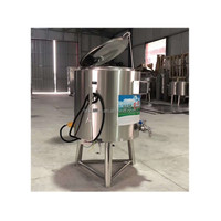 Mini machine de pasteurisation flash / Chaudière de pasteurisation / Pasteurisateur de lait 50L pour lignes de production de lait en poudre