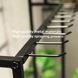 Support de rangement sur pied pour cravates et nœuds papillon en métal thermolaqué, pour magasin de vêtements sur mesure - Product Image 2