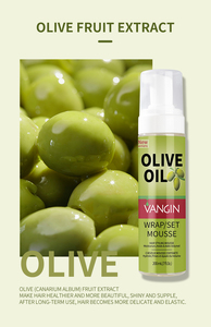 Mousse Capillaire Bio à l'Huile d'Olive, Séchage Rapide, Fixation Forte pour Cheveux Bouclés, Apporte Brillance et Définition - Product Image 2