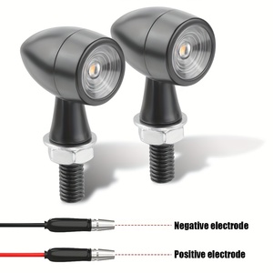 Nhôm hợp kim xe máy chỉ số E Mark xe máy bật đèn tín hiệu xe máy mini chỉ số blinker - Product Image 4