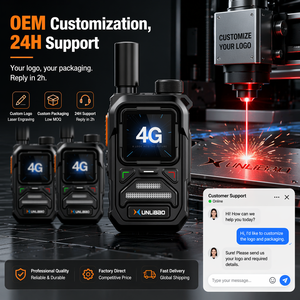 XUNLIBAO Walkie Talkie 4G PoC, Disponible para Envío Inmediato, Sin Cuota de Plataforma, SIM de por Vida, GPS W900, Radio Bidireccional para Negocios - Product Image 6