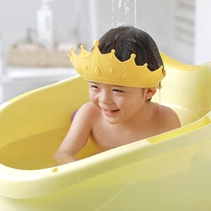 Gorro de champú ajustable para Baby Shower, protector para el pelo con forma de corona, protección para la oreja del bebé, cubierta segura para la cabeza de ducha de los niños - Product Image 3