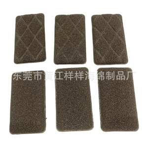Silicone <b>Sponge</b> Cleaning Pad Rectangle Diamond Pattern Multi Color Kitchen Dishwashing Scrubber Non Sticky Oil Resistant - Product Image 5