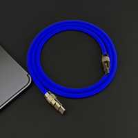 Câble de charge super rapide 120W en alliage de zinc Silicone liquide Type-C à Type-C Câble de charge rapide pour téléphone Apple macbook Android