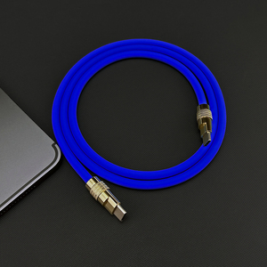 120W <span class=keywords><strong>cavo</strong></span> di <span class=keywords><strong>ricarica</strong></span> Super veloce in lega di zinco Silicone liquido tipo-C a tipo C-C <span class=keywords><strong>cavo</strong></span> di <span class=keywords><strong>ricarica</strong></span> veloce per <span class=keywords><strong>Apple</strong></span> macbook Android - Product Image 6