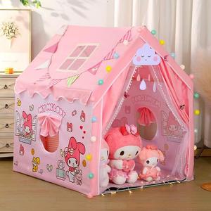 Tenda da Gioco per Bambini con Giocattoli Sospesi, Tenda Stabile per Interni, Casetta Gioco per Bambini - Product Image 1