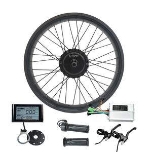 <span class=keywords><strong>Kit</strong></span> bicicleta <span class=keywords><strong>electrica</strong></span> 500W 750W 1000W rueda trasera 26 pulgadas ebike de montaña Fat tire e-bike <span class=keywords><strong>Kit</strong></span> de conversión con batería opcional - Product Image 1
