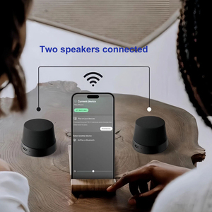 Giá đỡ điện thoại di động <span class=keywords><strong>mini</strong></span> bằng kim loại không dây từ tính tích hợp loa LED RGB chống nước IPX6 cho loa siêu trầm ngoài trời 5.3 TWS - Product Image 4