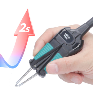 Estación de Soldadura de Calentamiento Rápido YIHUA 982D-I, Pinzas Calientes C120, Mango de <span class=keywords><strong>Hierro</strong></span>, Estación de Soldadura de Precisión Electrónica para Reparación - Product Image 6