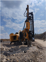 Perceuse en plein air de chariot de plate-forme de forage de mine de la représentation stable KT5J 12cbm Dth Rock Rig avec le marteau de DTH