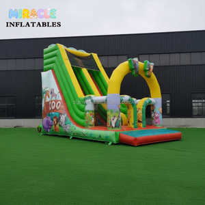 Tobogán Acuático Inflable Comercial con Diseño de Animales para Alquiler en Fiestas - Product Image 3