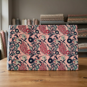 Grossiste de tissu indien imprimé à l'écran 100 % coton, matière première pour robes, tissu en coton léger imprimé à la main - Product Image 2