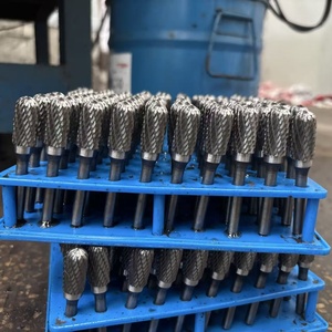 Tập tin quay cacbua vonfram để mài đánh bóng đôi & đơn cắt dài mũi khoan cacbua - Product Image 6