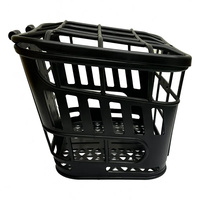 Accessoires de véhicule de panier en plastique de vélo électrique monté à l'avant pour pièces de vélo électrique