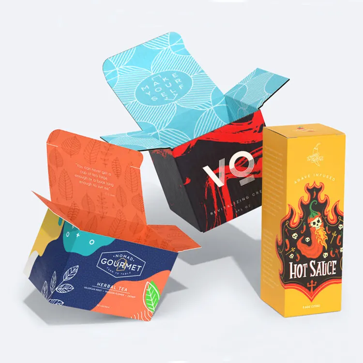 China fabricação personalizado caixa de papel para embalagem do produto