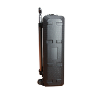PE Matériel Portable Dj 2U 3U 4U 6U Amplificateur Rack Case Lockabl Rack Cases External Tie Rod