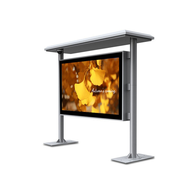 Outdoor LCD Waterproof Horizontal Screen with Floor-to-ceiling Intelligent Networked Advertising Large Screen