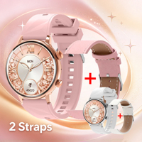 Montre connectée HW-L1 Mini pour femmes, écran 1,26 pouces, modes sportifs multiples, suivi du cycle menstruel, montre connectée tendance pour femmes
