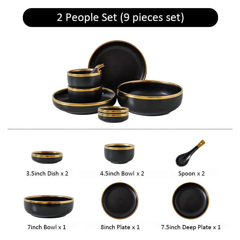 2 people 9 pcs set