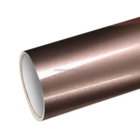 Film d'enveloppe de voiture Laser chromé violet holographique PVC Double coulée Auto adhésif PET Liner couleur changeante Windows fait corps en TPU